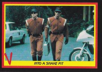 1984 Fleer V #40 Into a Snake Pit Front
