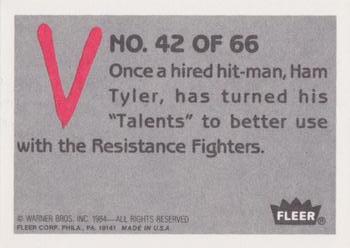 1984 Fleer V #42 Ham Tyler Back