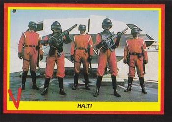 1984 Fleer V #50 Halt! Front