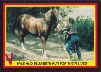 1984 Fleer V #60 Kyle and Elizabeth Run for Their Lives Front