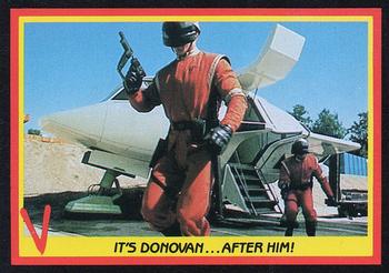 1984 Fleer V #64 It's Donovan ... After Him! Front