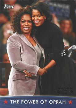 2009 Topps President Obama - Gold Foil Stamp #58 The Power of Oprah Front