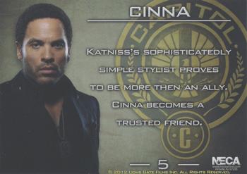 2012 NECA The Hunger Games #5 Cinna Back