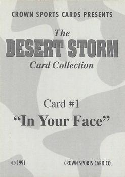 1991 Crown Sports Desert Storm #1 In Your Face Back