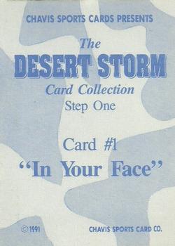 1991 Crown Sports Desert Storm - Chavis Blue Step One #1 In Your Face Back
