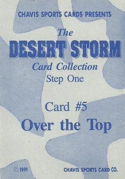 1991 Crown Sports Desert Storm - Chavis Blue Step One #5 Over the Top Back