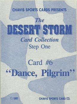 1991 Crown Sports Desert Storm - Chavis Blue Step One #6 Dance, Pilgrim Back