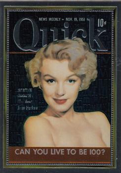 1993 Sports Time Marilyn Monroe - Cover Girl #1 Quick (Can You Live To Be 100?) Front