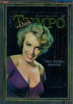 1993 Sports Time Marilyn Monroe - Cover Girl #9 Tempo (1954's Football Champions) Front