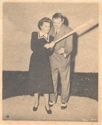 1948 Swell Babe Ruth Story #27 Babe Ruth / Claire Trevor Front