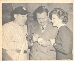 1948 Swell Babe Ruth Story #28 William Bendix / Babe Ruth / Claire Trevor Front