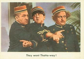 1959 Fleer The Three Stooges #5 They went Thatta-way! Front