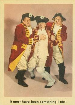 1959 Fleer The Three Stooges #52 It must have been something I ate! Front