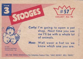 1959 Fleer The Three Stooges #57 That oughta hold him! Back
