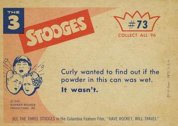 1959 Fleer The Three Stooges #73 Bang! Back