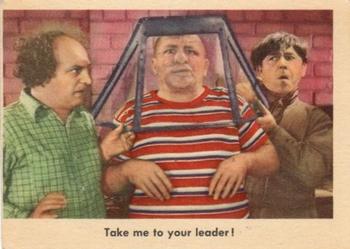 1959 Fleer The Three Stooges #75 Take me to your leader! Front