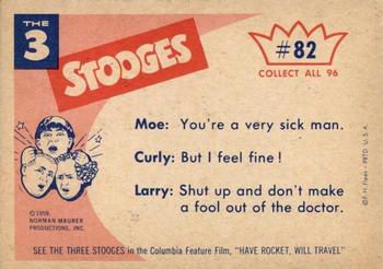1959 Fleer The Three Stooges #82 This looks like a bad case of 