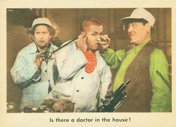 1959 Fleer The Three Stooges #83 Is there a doctor in the house! Front