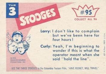 1959 Fleer The Three Stooges #95 Sorry, this line is busy! Back