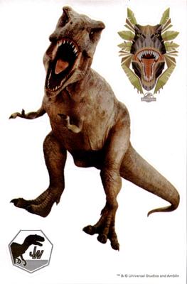 2015 Sandylion Jurassic World Stickers #10 Tyrannosaurus Rex Front