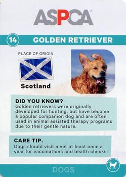 2016 ASPCA Pets & Creatures #14 Golden Retriever Back