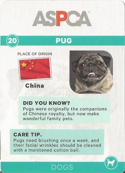 2016 ASPCA Pets & Creatures #20 Pug Back
