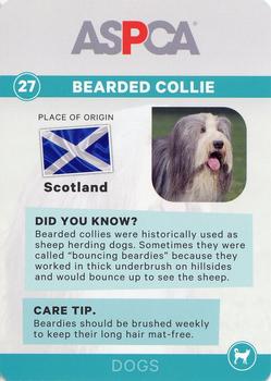 2016 ASPCA Pets & Creatures #27 Bearded Collie Back