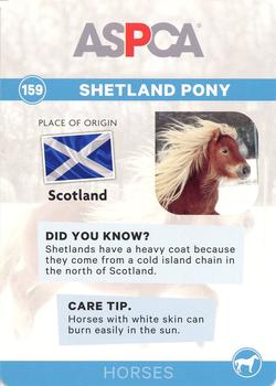 2016 ASPCA Pets & Creatures #159 Shetland Pony Back