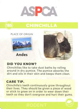 2016 ASPCA Pets & Creatures #185 Chinchilla Back