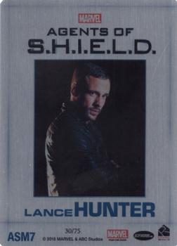 2015 Rittenhouse Marvel: Agents of S.H.I.E.L.D. Season 2 - Agents of S.H.I.E.L.D. Metal #ASM7 Lance Hunter Back