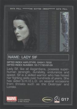 2015 Rittenhouse Marvel: Agents of S.H.I.E.L.D. Season 2 - Gifted Index #G17 Lady Sif Back