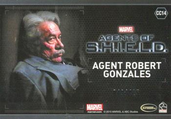 2015 Rittenhouse Marvel: Agents of S.H.I.E.L.D. Season 2 - Costumes #CC14 Agent Robert Gonzales Back