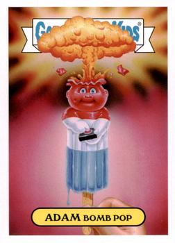 2016 Topps Garbage Pail Kids American As Apple Pie In Your Face - Adam Bomb's Americana #1a Adam Bomb Pop Front