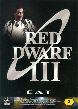 2004 Rittenhouse Red Dwarf Season III DVD #3 Cat Back