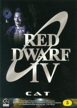2004 Rittenhouse Red Dwarf Season IV DVD #3 Cat Back