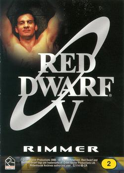 2005 Rittenhouse Red Dwarf Season V DVD #2 Rimmer Back