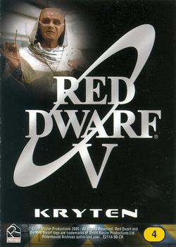 2005 Rittenhouse Red Dwarf Season V DVD #4 Kryten Back