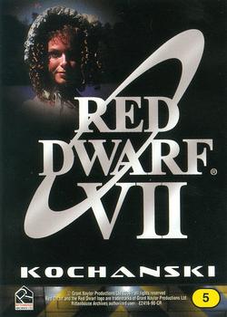2006 Rittenhouse Red Dwarf Season VII DVD #5 Kochanski Back