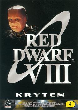 2006 Rittenhouse Red Dwarf Season VIII DVD #4 Kryten Back