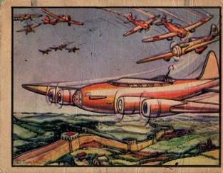 1938 Gum Inc. Horrors of War (R69) #39 Foe's Planes Trail the Chiangs Front