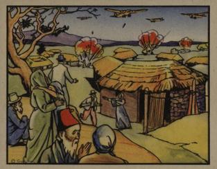 1938 Gum Inc. Horrors of War (R69) #250 Russian Bombers Raid Korean Villages Front