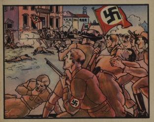 1938 Gum Inc. Horrors of War (R69) #285 Sudetens And Czechs Engage in Civil War Front