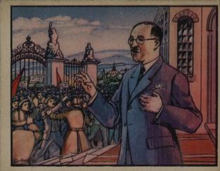 1938 Gum Inc. Horrors of War (R69) #288 Czech President Surrenders as Mobs Cry 