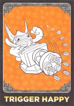 2013 Topps Skylanders Swap Force - Coloring Cards #C3 Trigger Happy Front