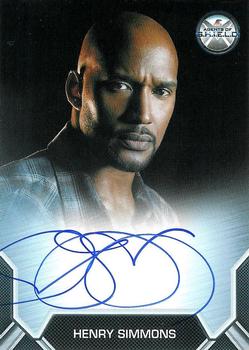 2015 Rittenhouse Marvel: Agents of S.H.I.E.L.D. Season 2 - Autographs Bordered #NNO Henry Simmons Front