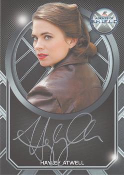 2015 Rittenhouse Marvel: Agents of S.H.I.E.L.D. Season 2 - Autographs Silver Script #NNO Hayley Atwell Front