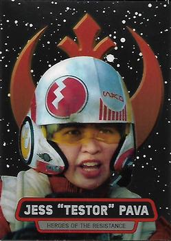 2016 Topps Chrome Star Wars The Force Awakens - Heroes of the Resistance #6 Jess 