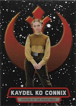 2016 Topps Chrome Star Wars The Force Awakens - Heroes of the Resistance #17 Kaydel Ko Connix Front