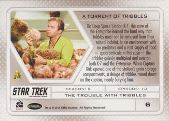 2017 Rittenhouse Star Trek 50th Anniversary #6 The Trouble with Tribbles Back