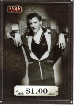 2008 Press Pass Elvis by the Numbers #7 $1.00 Front